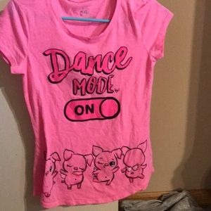 Pig dance mode on shirt